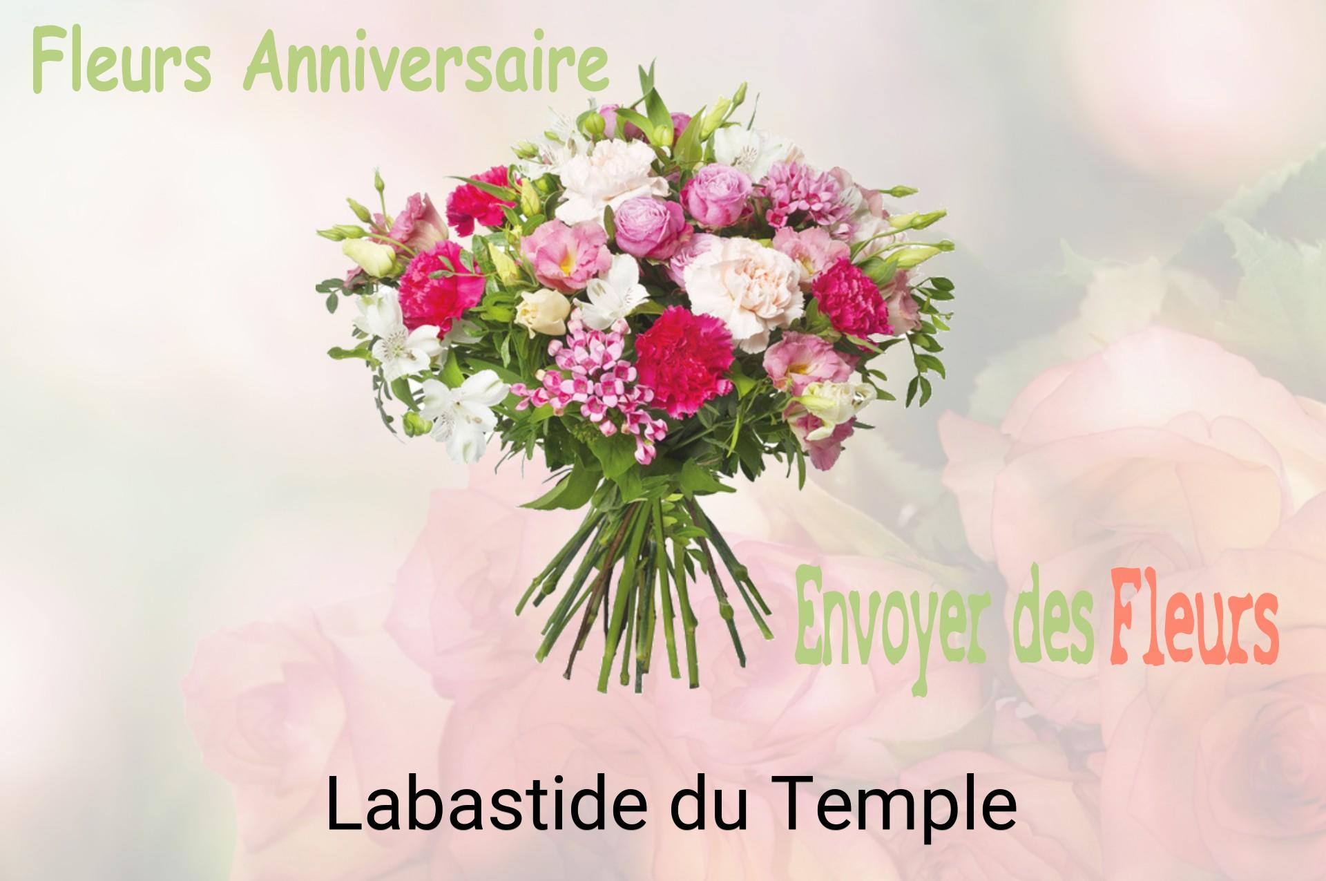 Bouquet de fleurs d’anniversaire livré à Labastide-du-Temple