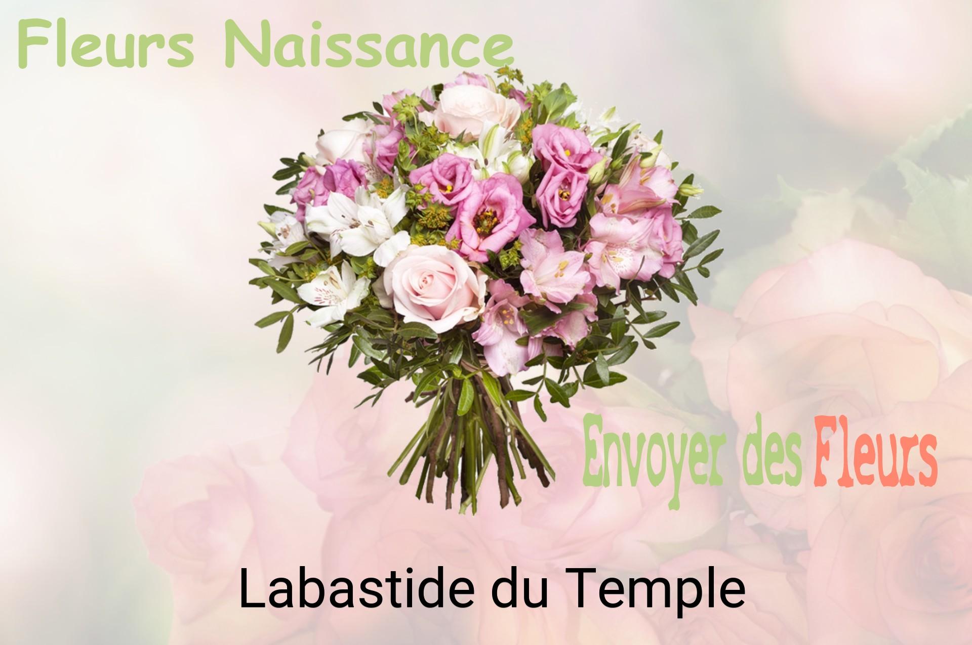 Bouquet de fleurs de naissance livré à Labastide-du-Temple