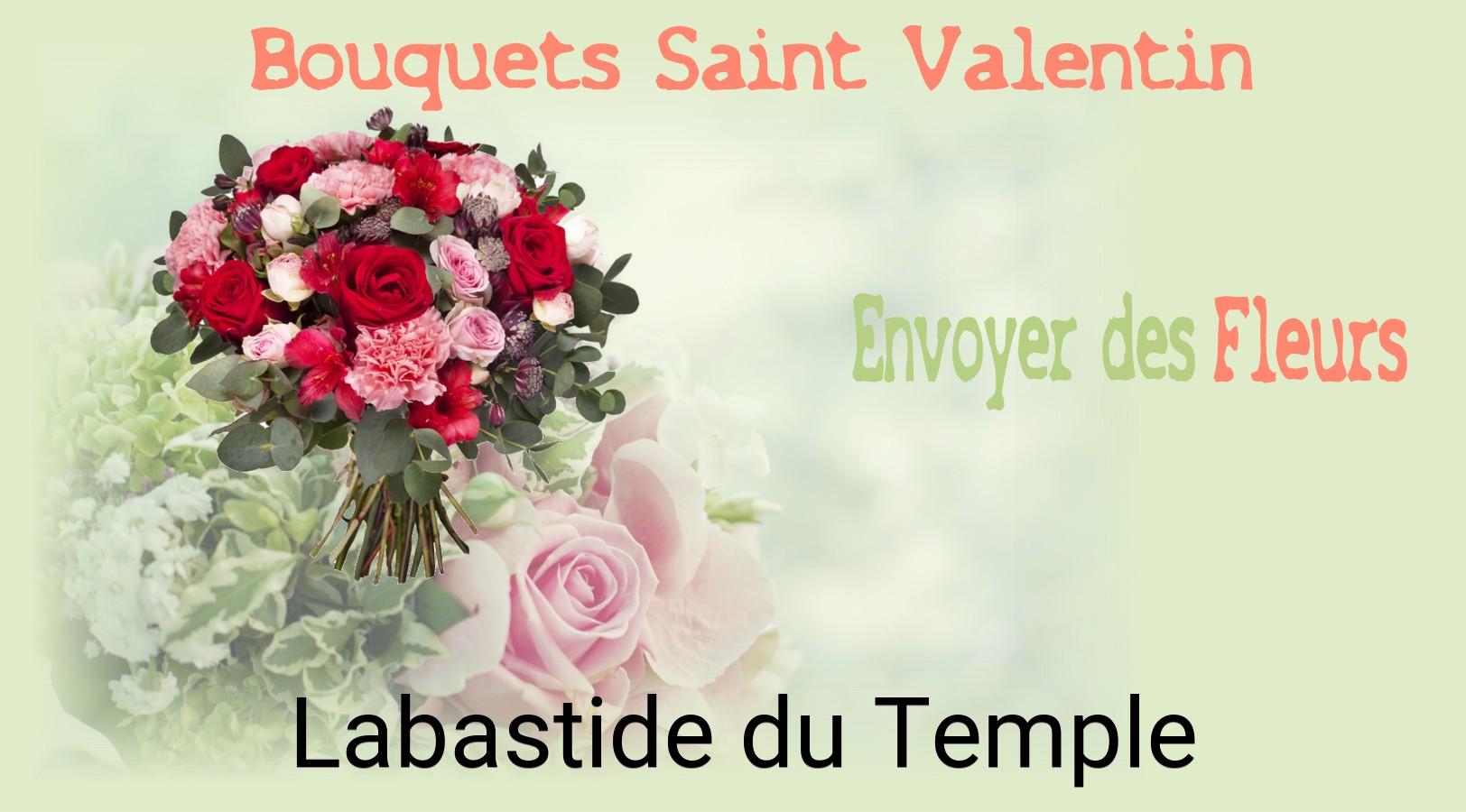 Roses de Saint-Valentin livrées à Labastide-du-Temple
